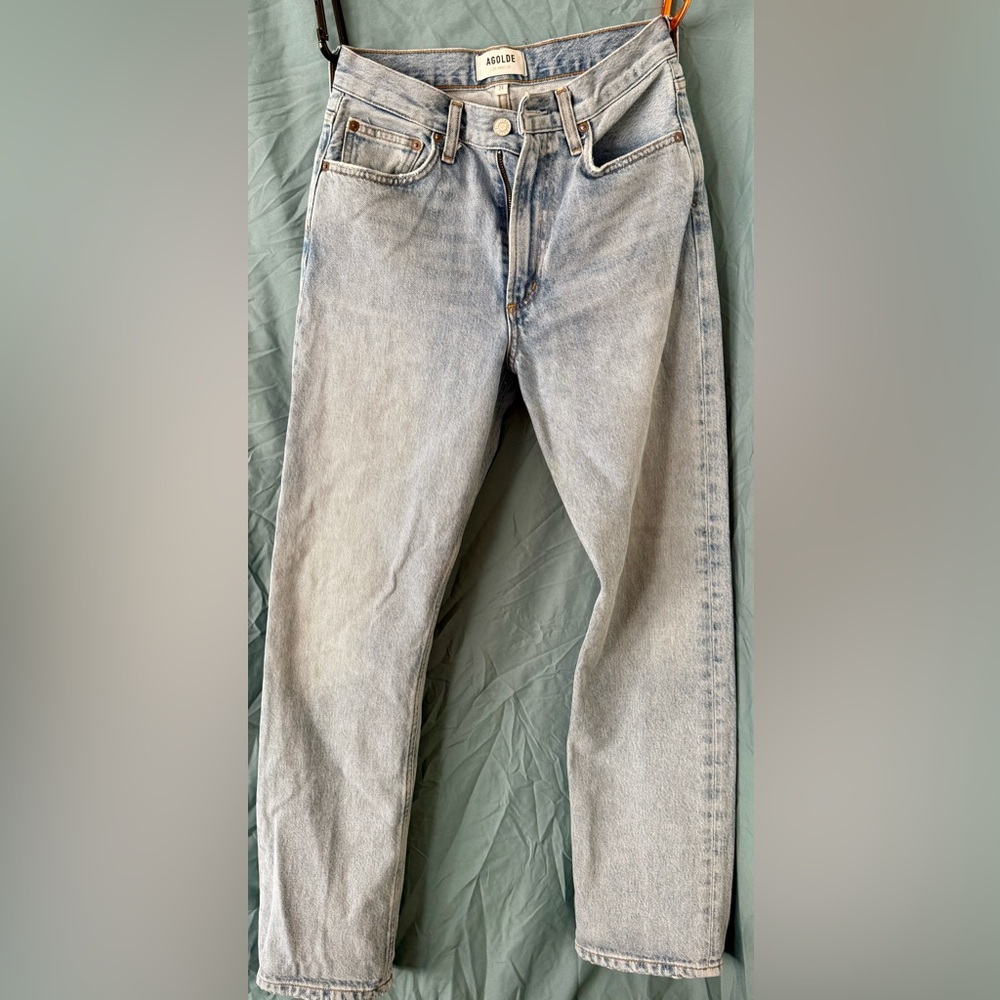 Agolde Women's Boot Cut Jeans - Light Blue
